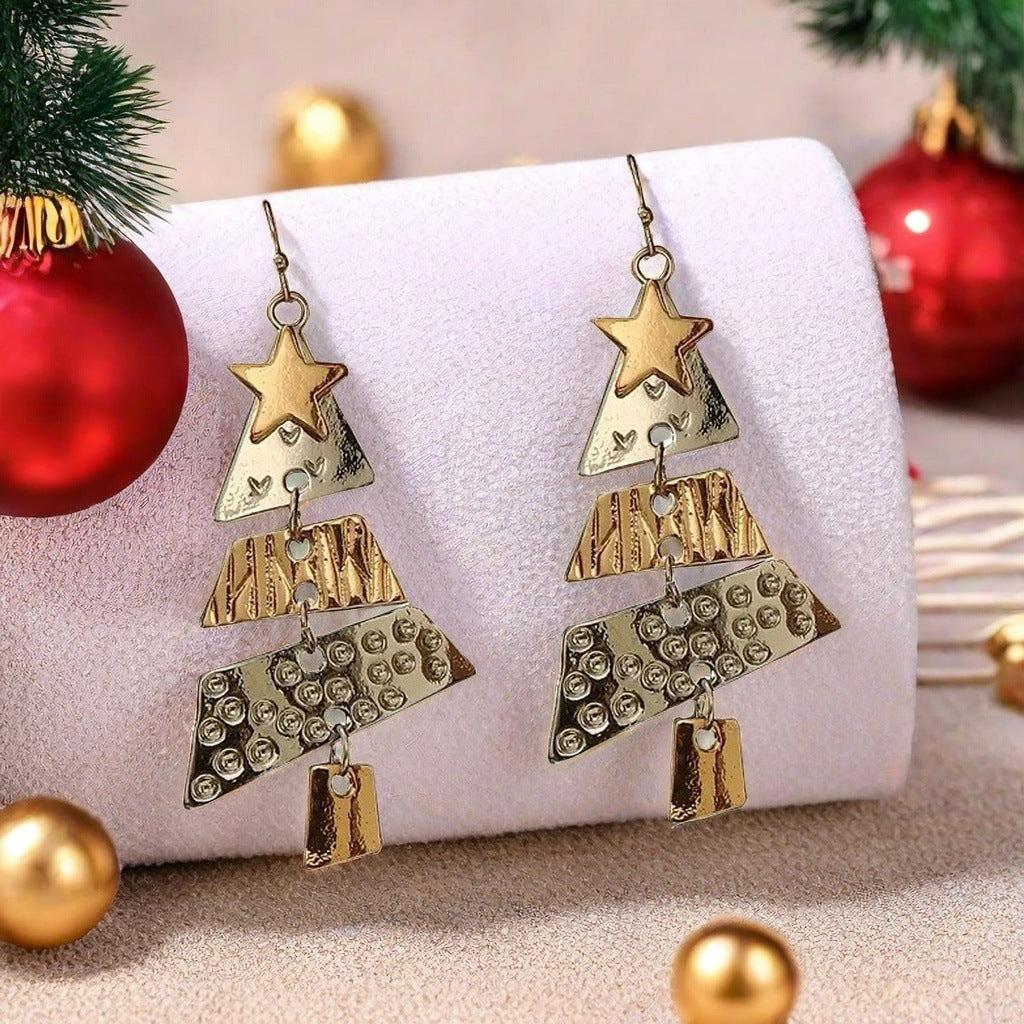 Christmas Tree Fashion Pendant Necklace Suit