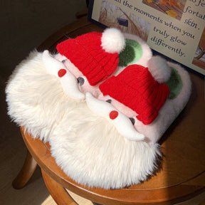 Cute Christmas Santa Claus Home Slippers