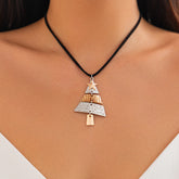 Christmas Tree Fashion Pendant Necklace Suit