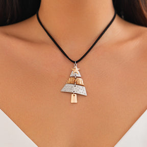 Christmas Tree Fashion Pendant Necklace Suit