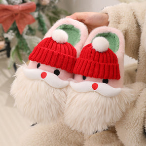 Cute Christmas Santa Claus Home Slippers