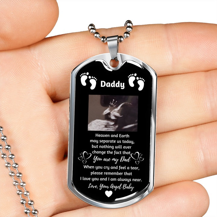 Baby ID Name Necklace