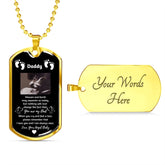 Baby ID Name Necklace